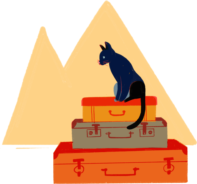 Un chat ne s’emmène pas en vacances.