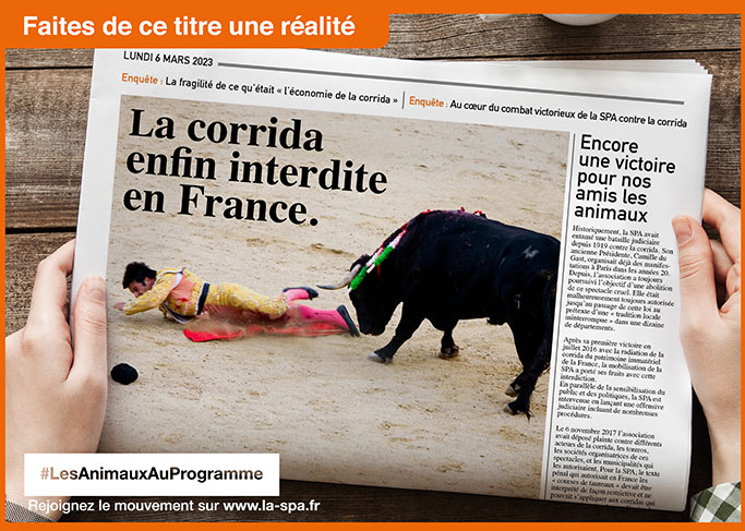 La corrida enfin interdite en France